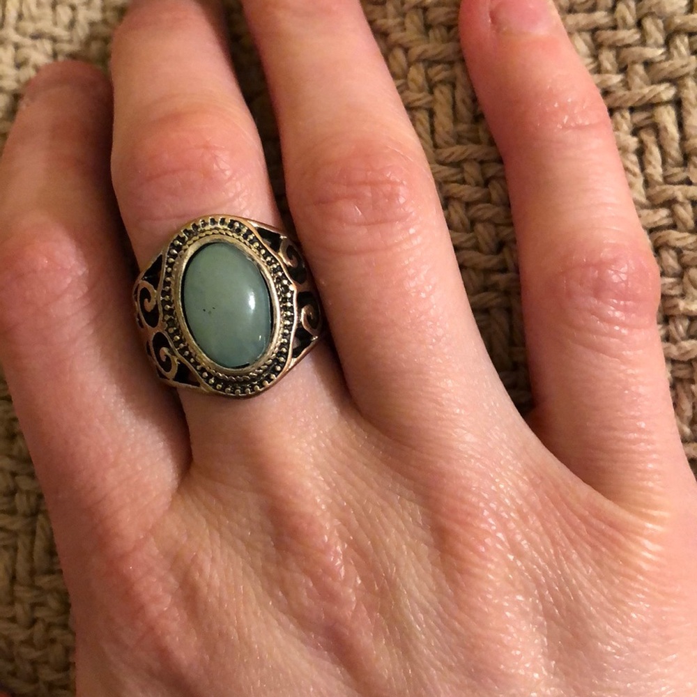 Turquoise Stone Ring from Mexico Trip